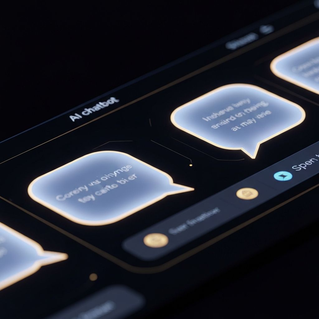 AI chatbot interface